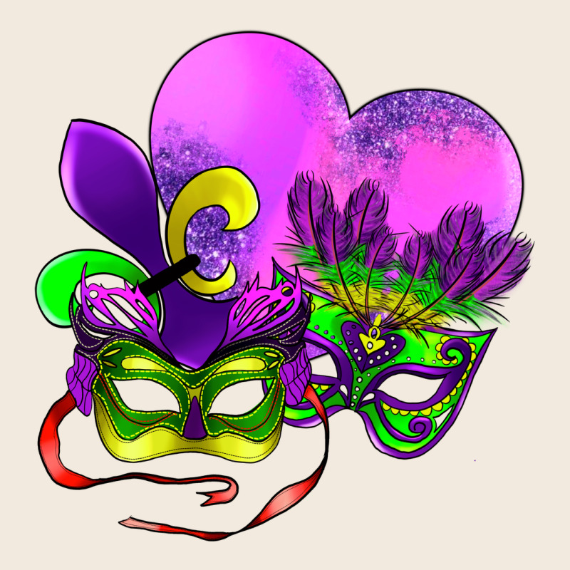 Mardi Gras Heart And Mask Zipper Hoodie by AdoDesignShop | Teevron