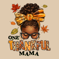 One Thankful Mama Afro Messy Bun Heavyweight Sweatshirt | Teevron