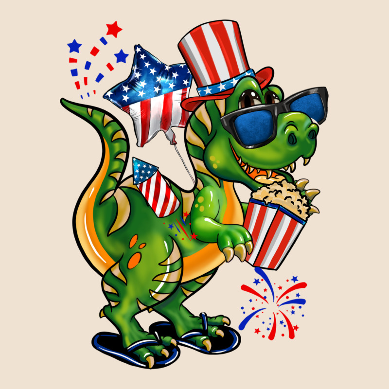4th Of July T-rex Urban Heavy Tee by CowGirlArtShop | Teevron