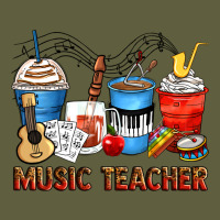 Music Teacher Coffee Cups Vintage Tee | Teevron