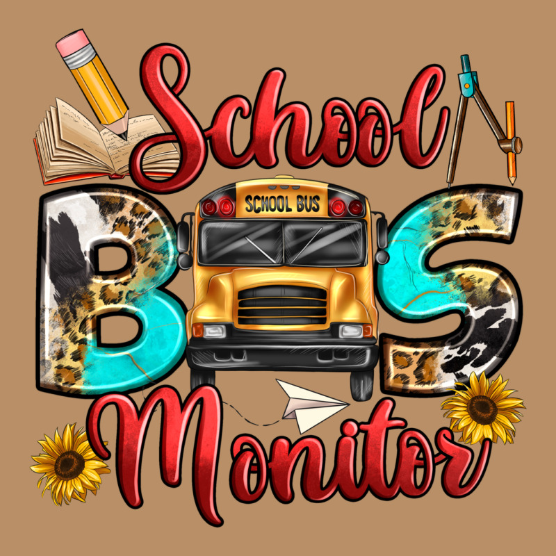 School Bus Monitor Vintage Hoodie by texasbilliewilder | Teevron