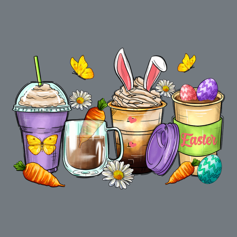 Easter Day Coffee Cups Heavyweight Sweatshirt by Zillion Design Studio | Teevron