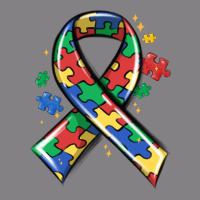 Autism Puzzle Ribbon Heavyweight Hoodie | Teevron