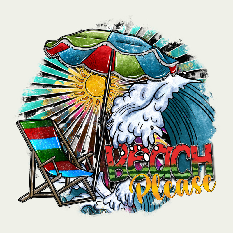 Beach Please Urban Heavy Tee by SublimationCraftShop | Teevron