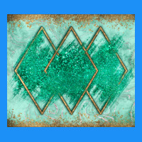 Green Glitter Classic Tee | Teevron
