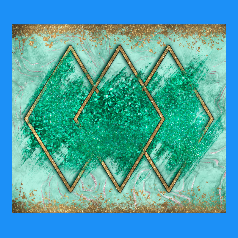 Green Glitter Classic Tee by JahusDesignShop | Teevron