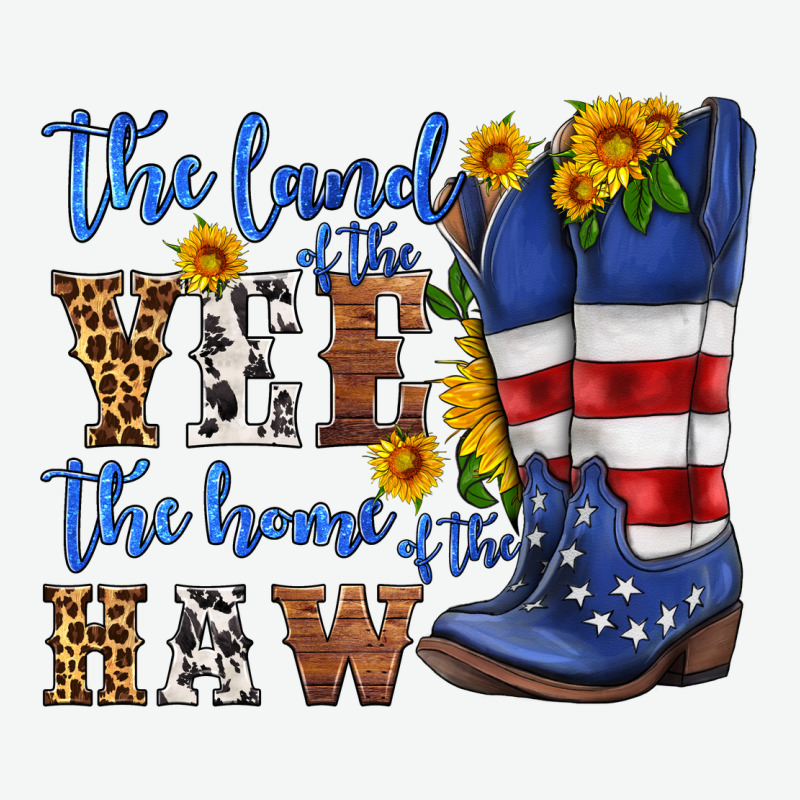 The Land Of The Yee The Home Of The Haw Urban Heavy Tee by HRA Design Shop | Teevron