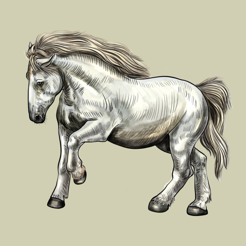 Percheron Horse Heavy Core Tee by LillyAllenDesigns | Teevron