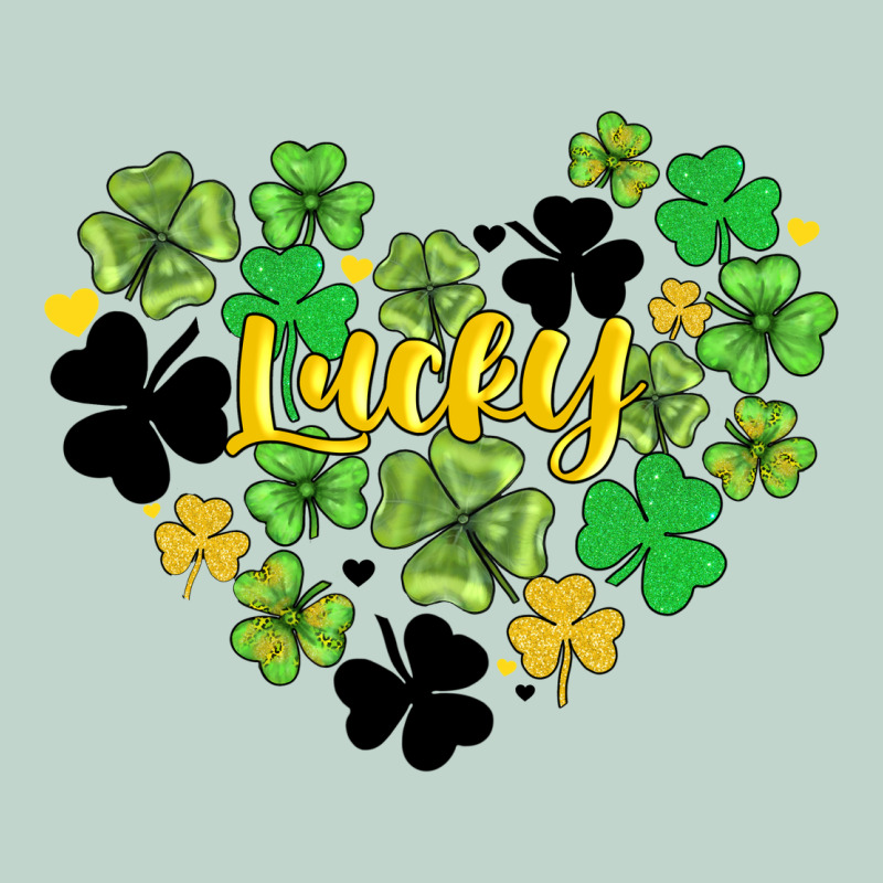 Lucky Heart Shaped Clover Zipper Hoodie by AdoDesignShop | Teevron