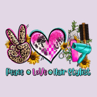 Peace Love Hair Stylist Classic Tee | Teevron