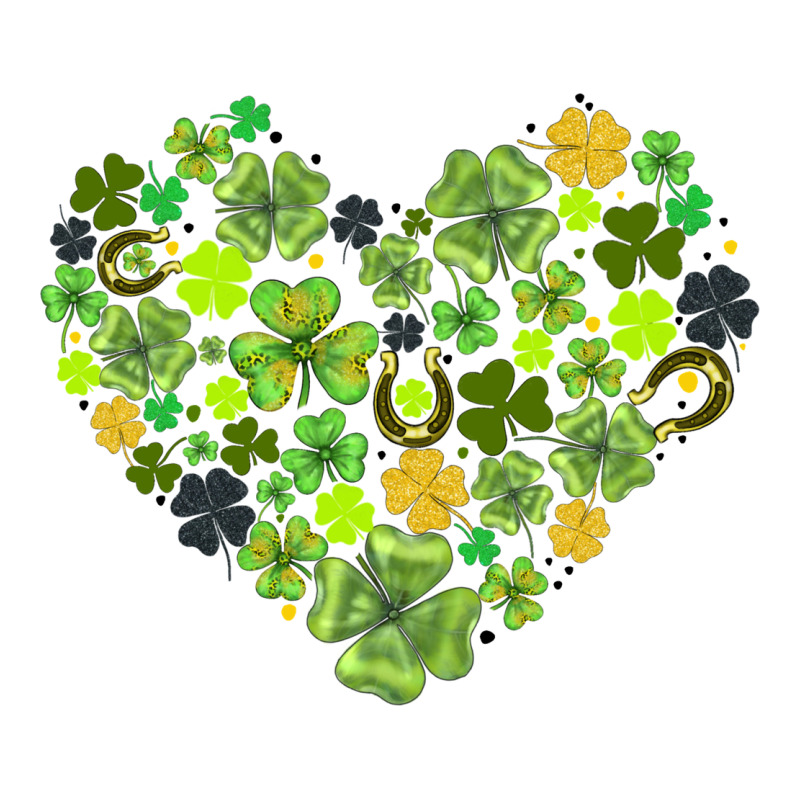 Heart Shaped Clover Zipper Hoodie by AdoDesignShop | Teevron