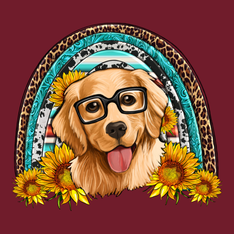 Golden Retriever Rainbow Zipper Hoodie by Artiststas | Teevron