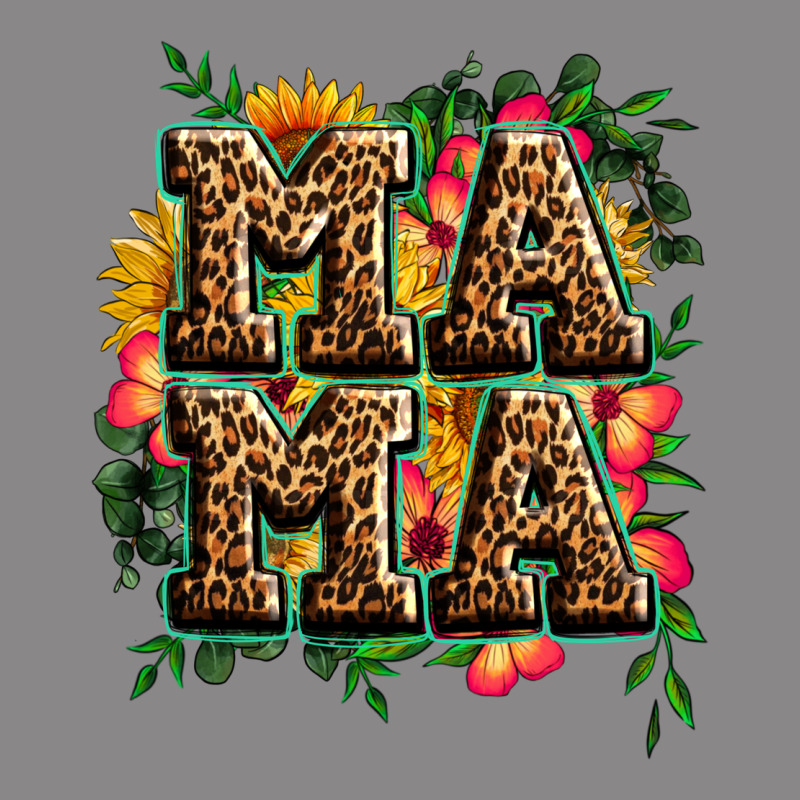 Floral Leopard Mama Vintage Tee by Zillion Design Studio | Teevron