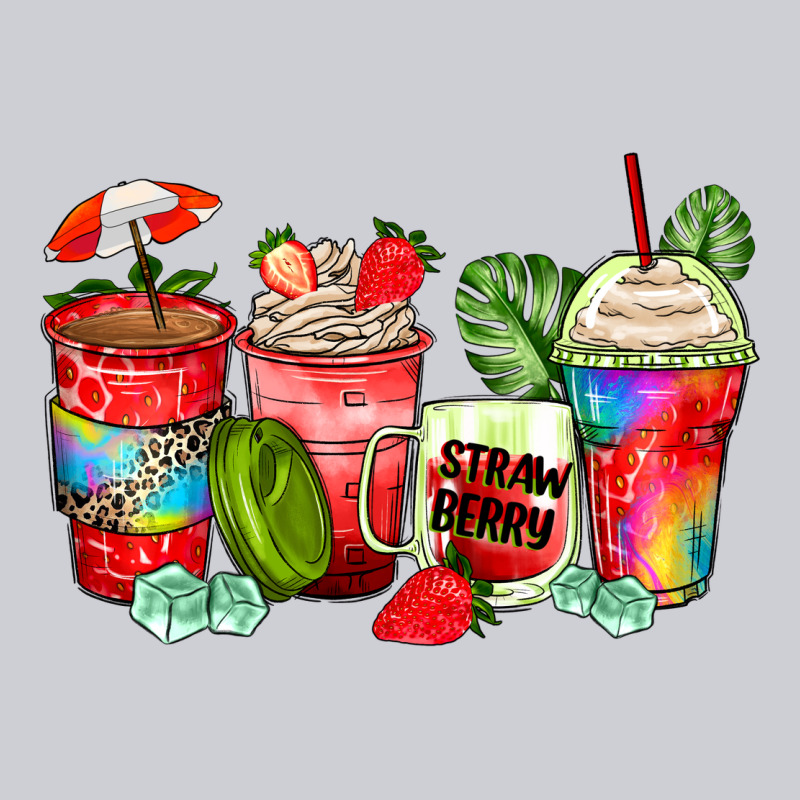 Strawberry Coffee Cups Heavyweight Sweatshirt by Zillion Design Studio | Teevron