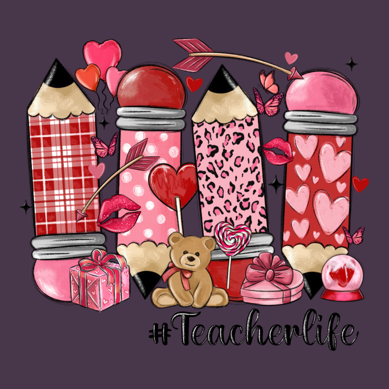 Valentines Day Teacher Life Heavyweight Hoodie by MaliasSmallBusiness | Teevron