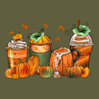 Pumpkins Coffee Cups Vintage Tee | Teevron