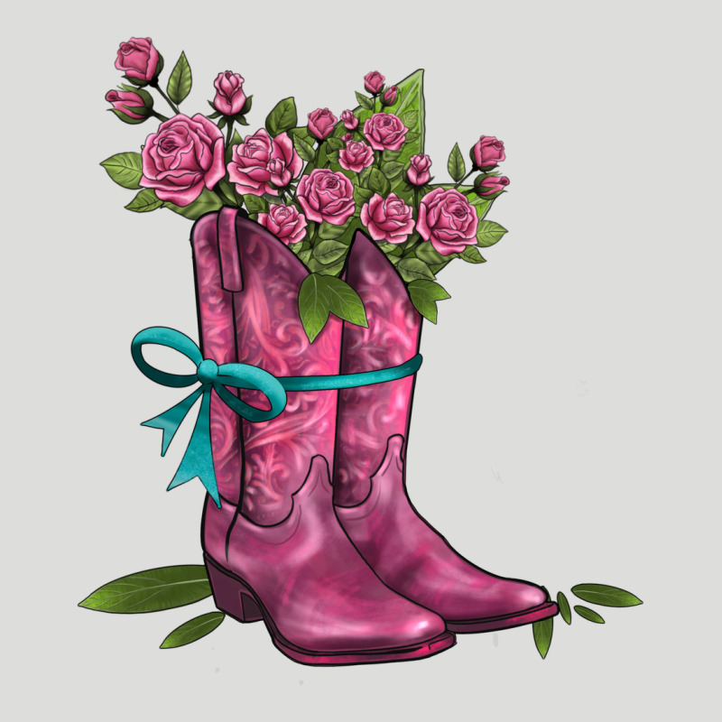 Valentines Day Western Boots And Roses Zipper Hoodie by AdoDesignShop | Teevron