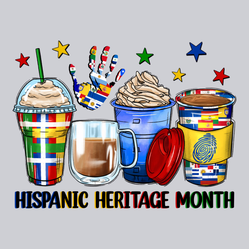 Hispanic Heritage Month Coffee Cups Heavyweight Sweatshirt by Zillion Design Studio | Teevron