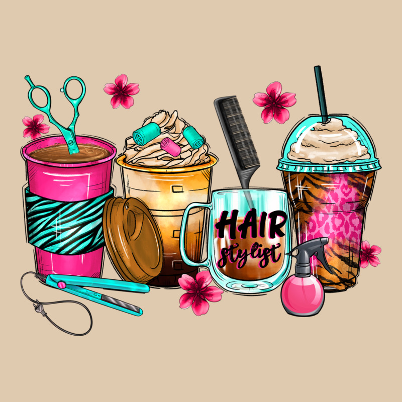 Hairstylist Coffee Cups Heavyweight Sweatshirt by Zillion Design Studio | Teevron