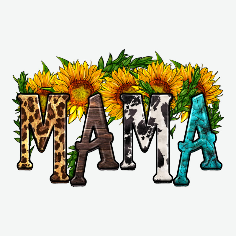 Mama With Sunflower Urban Heavy Tee by HRA Design Shop | Teevron