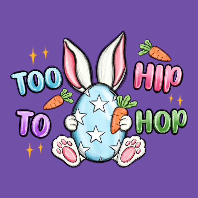 Too Hip To Hop Easter Premium Sweatshirt by MaliasSmallBusiness | Teevron