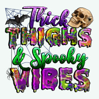 Thick Thighs And Spooky Vibes Premium Hoodie | Teevron