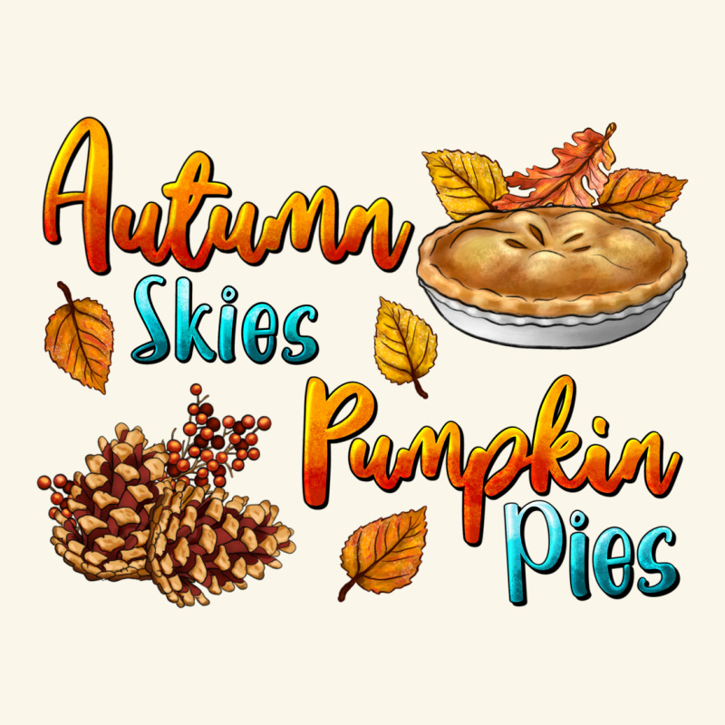 Autumn Skies Pumpkin Pies Premium Hoodie by BundleAndBundleShop | Teevron