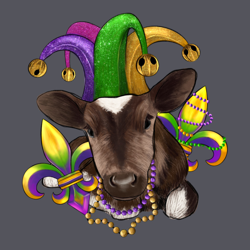 Mardi Gras Baby Cow Vintage Hoodie by RanaPortraitStore | Teevron