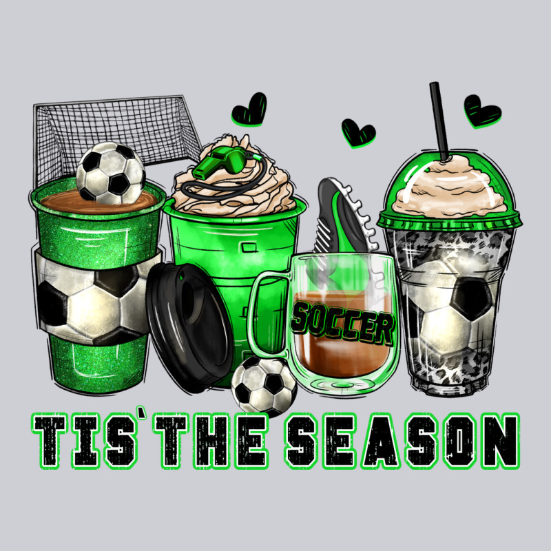 Tis' The Season Soccer Coffee Cups Heavyweight Sweatshirt by Zillion Design Studio | Teevron
