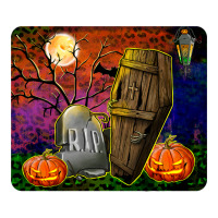 headstone and coffin mousepad | Teevron