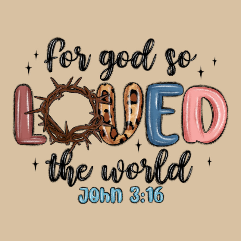For God So Loved The World Heavyweight Hoodie by MaliasSmallBusiness | Teevron