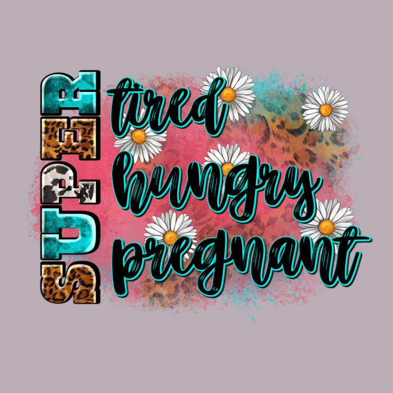 Super Tired Super Hungry Super Pregnant Vintage Tee by Zillion Design Studio | Teevron