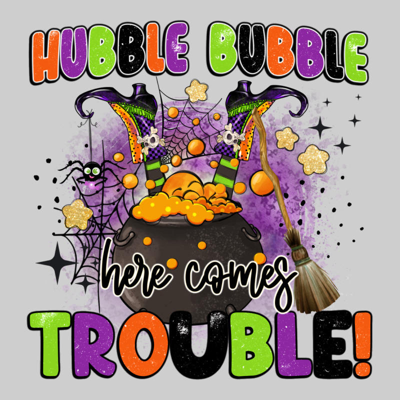 Kids Halloween Hubble Bubble Here Comes Trouble Premium Tee by BarkalooDesign | Teevron