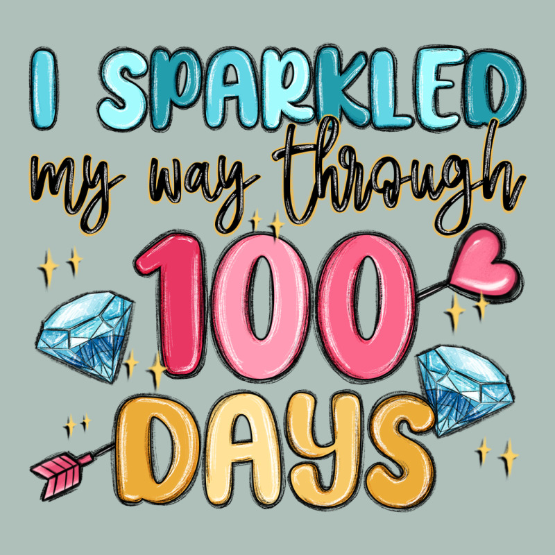 I Sparkled My Way Through 100 Days Heavyweight Hoodie by MaliasSmallBusiness | Teevron