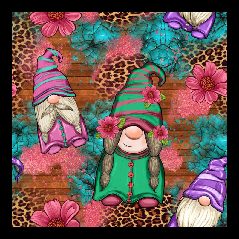 Floral Easter Gnomes Seamless Pattern Zipper Hoodie by Artiststas | Teevron