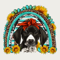 German Shorthaired Pointer Western Rainbow Zipper Hoodie | Teevron