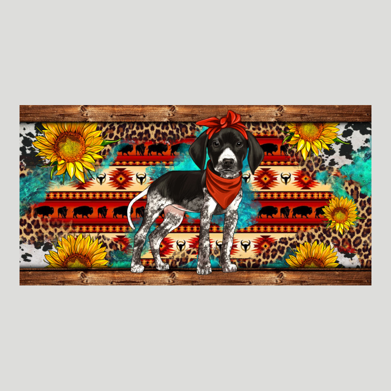 German Shorthaired Pointer License Plate Zipper Hoodie by Artiststas | Teevron