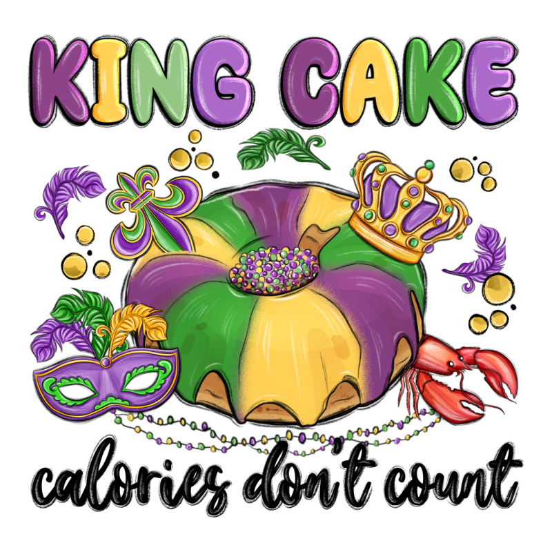 King Cake Calories Don't Count Premium Sweatshirt by MaliasSmallBusiness | Teevron