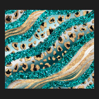 Turquoise Glitter Classic Tee | Teevron