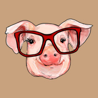 Pig With Red Glasses Vintage Tee | Teevron