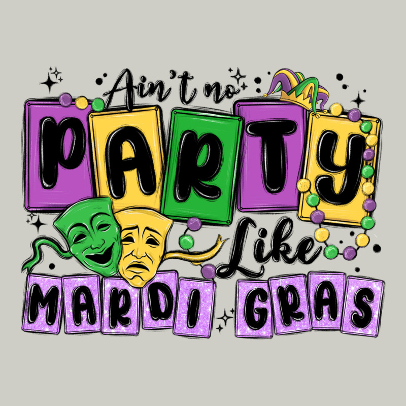 Aint No Party Like Mardi Gras Heavyweight Hoodie by MaliasSmallBusiness | Teevron