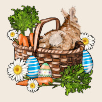 Easter Bunny In Basket Wıth Carrot And Eggs Zipper Hoodie | Teevron