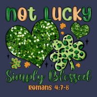 Not Lucky Simply Blessed Heavyweight Hoodie | Teevron