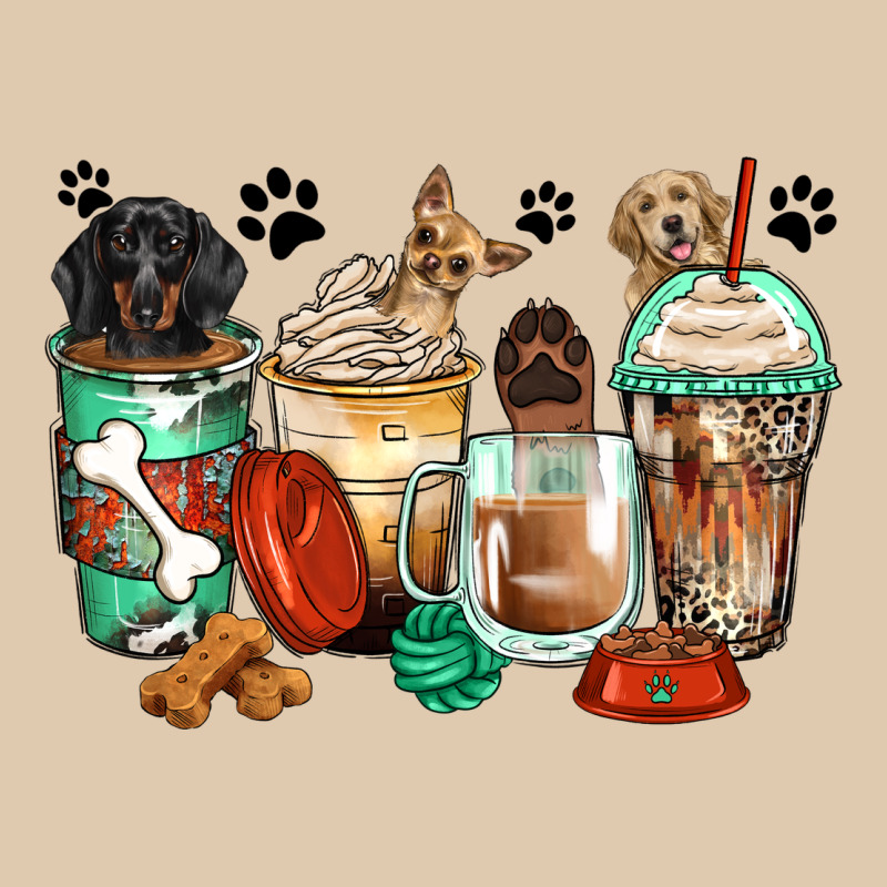 Dog Coffee Cups Heavyweight Sweatshirt by Zillion Design Studio | Teevron