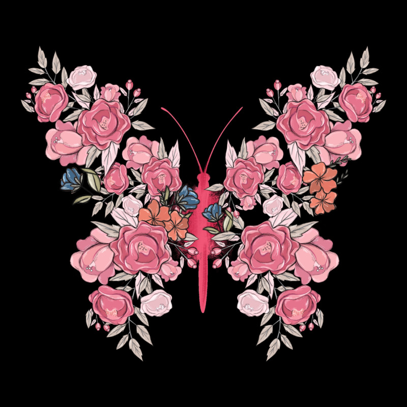 Floral Butterfly Premium Sweatshirt by MaliasSmallBusiness | Teevron