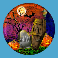 Halloween Round Premium Hoodie | Teevron