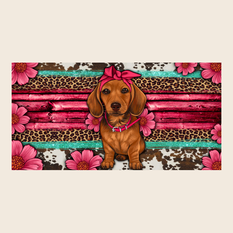 Dachshund Puppy License Plate Zipper Hoodie by Artiststas | Teevron