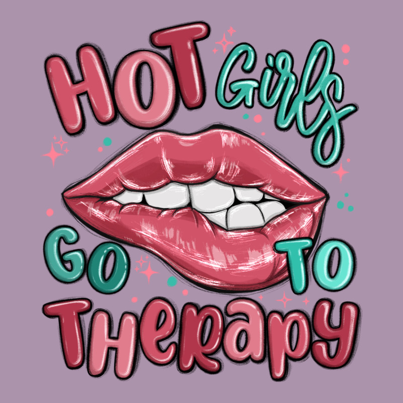 Hot Girls Go To Therapy Heavyweight Hoodie by MaliasSmallBusiness | Teevron