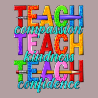Teach Compassion Teach Kindness Teach Confidence Vintage Hoodie | Teevron