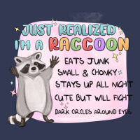 Just Realized Im A Raccoon Heavyweight Hoodie | Teevron